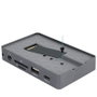 Tooq Docking USB Tipo-C TQE-2242G con Ranura SSD M.2 y Hub 10 en 1 Gris